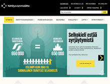 Tablet Screenshot of kehitysvammaliitto.fi